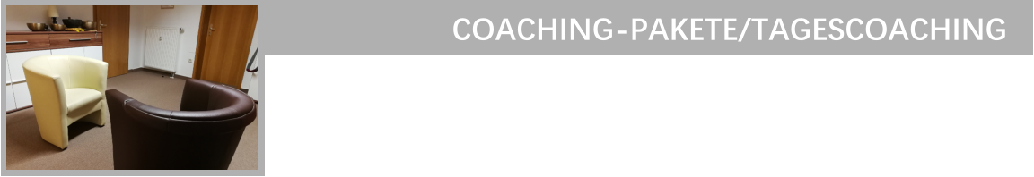 COACHING-PAKETE/TAGESCOACHING